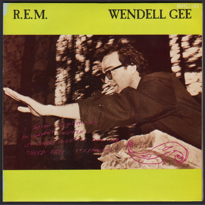 Wendell Gee - 1985 UK I.R.S. label 4-track double 7" single