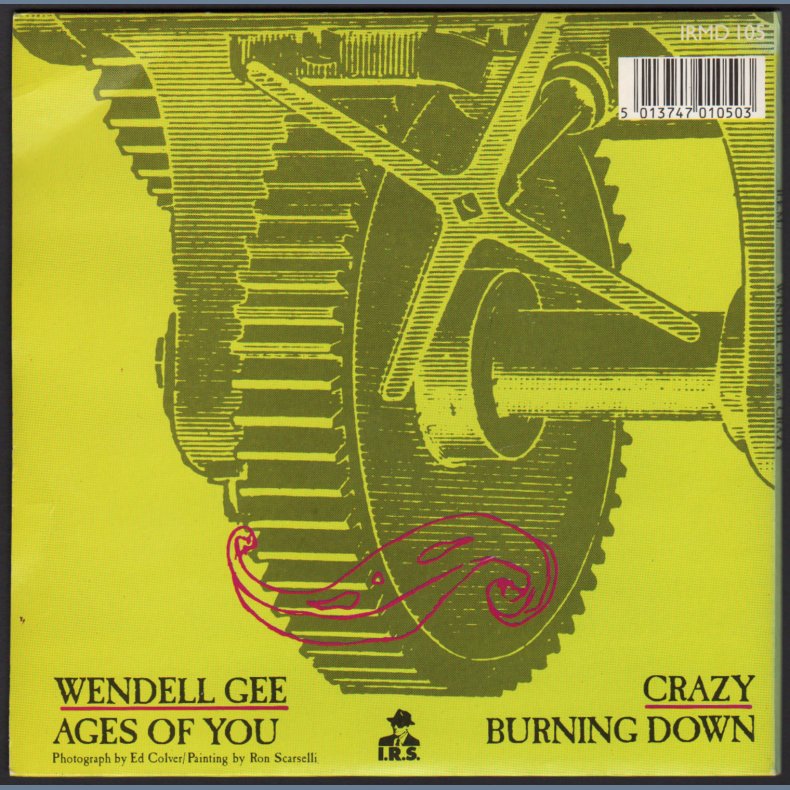 Wendell Gee - 1985 UK I.R.S. label 4-track double 7" single