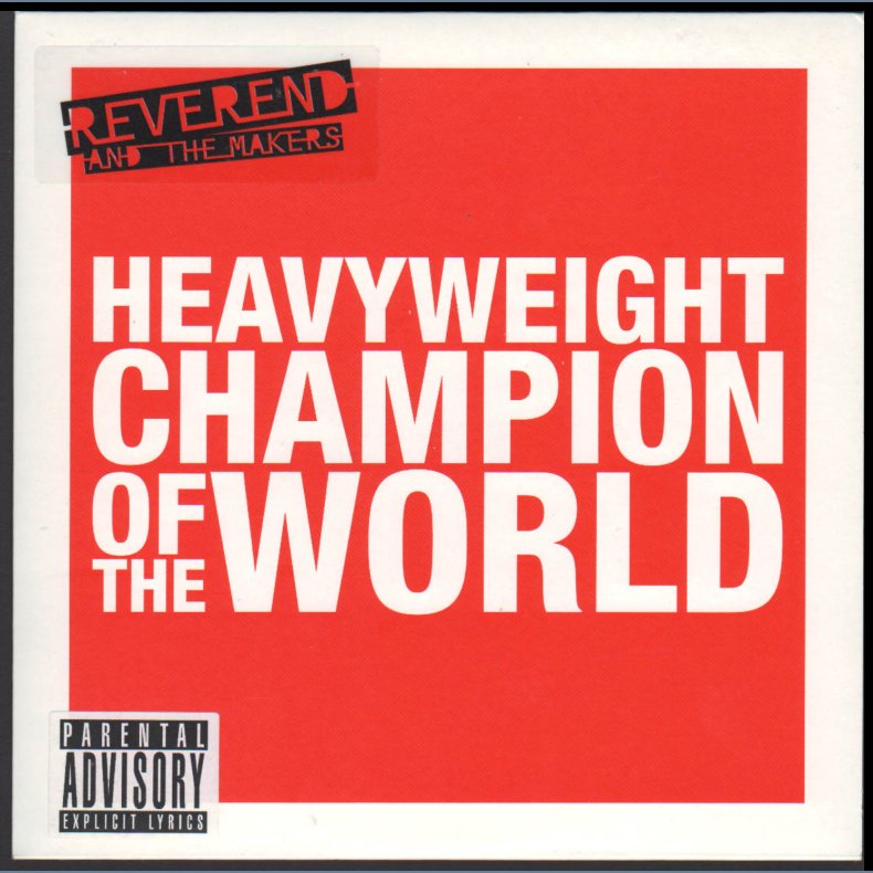 Heavyweight Charmpion Of The World - 2007 UK pressed 3-track Ltd. white vinyl 7" Single