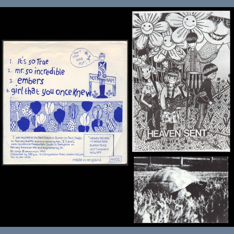 Four Songs For Simon - 1990 UK Heaven label 4-track 7" EP