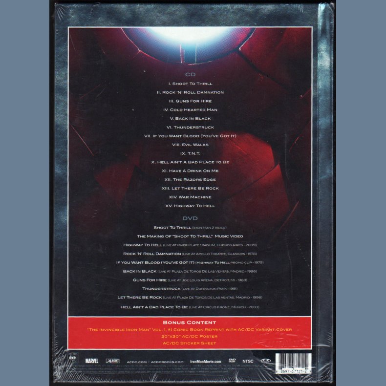 Iron Man 2 - Collectors edition 2-Disc CD/DVD set