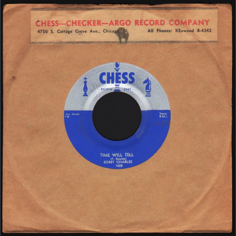 Time Will Tell b/w Take It Easy Greasy - Original 1956 Chess label 2-track 7" Single