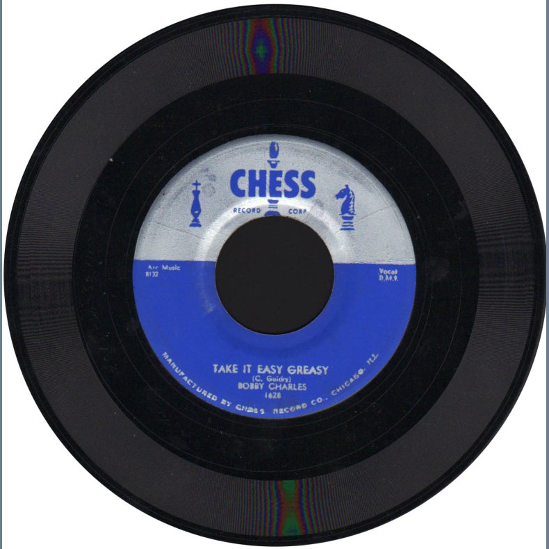 Time Will Tell b/w Take It Easy Greasy - Original 1956 Chess label 2-track 7" Single