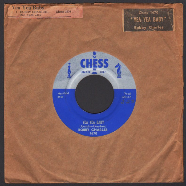 One Eyed Jack b/w Yea Yea Baby - Original 1957 Chess label 2-track 7" Single