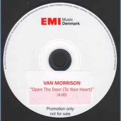 Open The Door (To Your Heart) - 2012 EMI Music Denmark 1-track Promotional CD Acetate