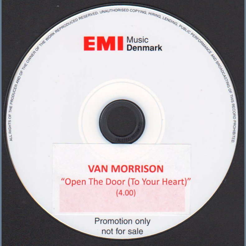 Open The Door (To Your Heart) - 2012 EMI Music Denmark 1-track Promotional CD Acetate