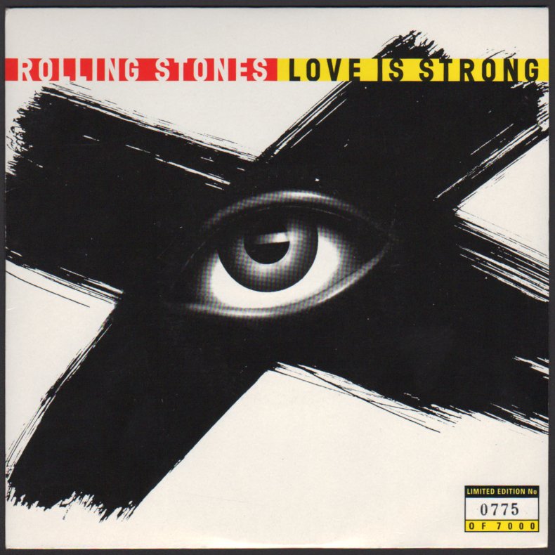 Love Is Strong b/w The Storm - 1994 UK pressed 2-track limited numbered edition 7" Single