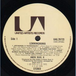 Lemmingmania - Original 1974 UK United Artists label 