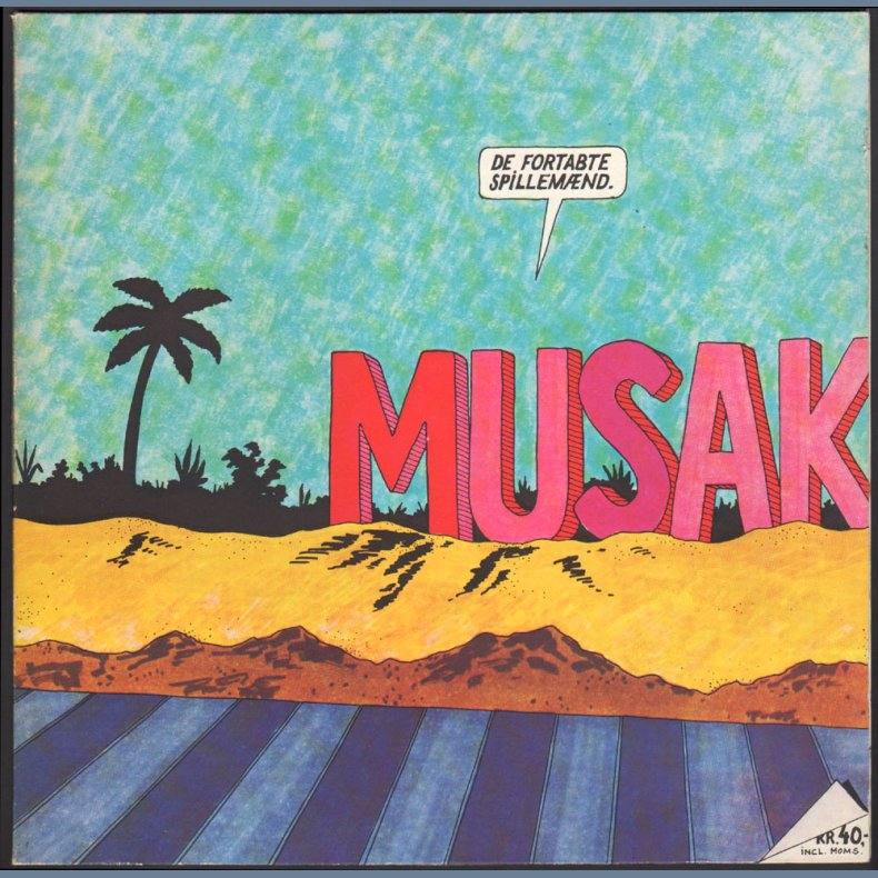 Musak - Original 1973 Danish 9-track LP incl. Insert