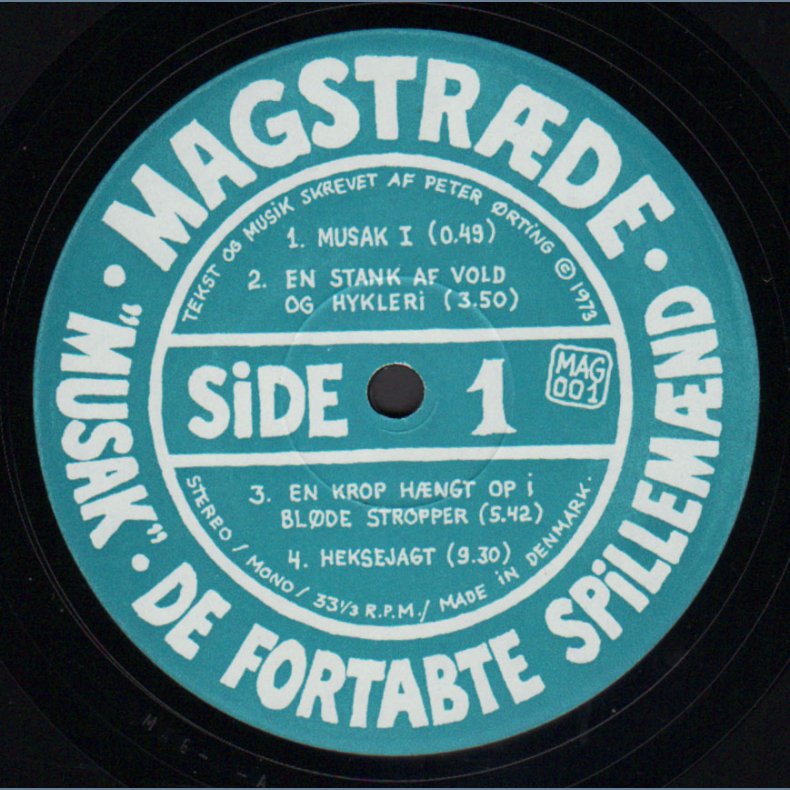 Musak - Original 1973 Danish 9-track LP incl. Insert