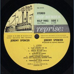Jeremy Spencer - Original 1970 UK 1st issue 12-track LP