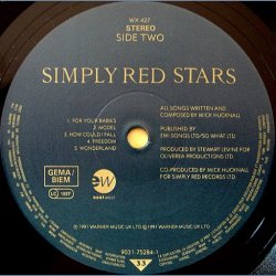 Stars - 1991 European 10-track LP