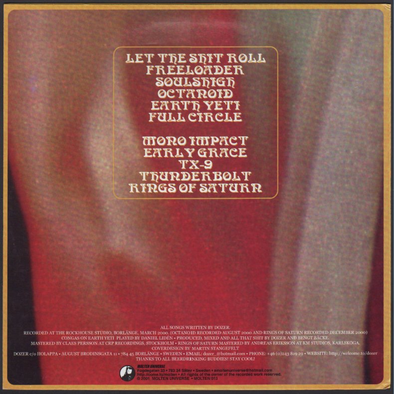 Madre De Dios - Original 2001 Swedish 11-track LP - Black Vinyl 1st Edition