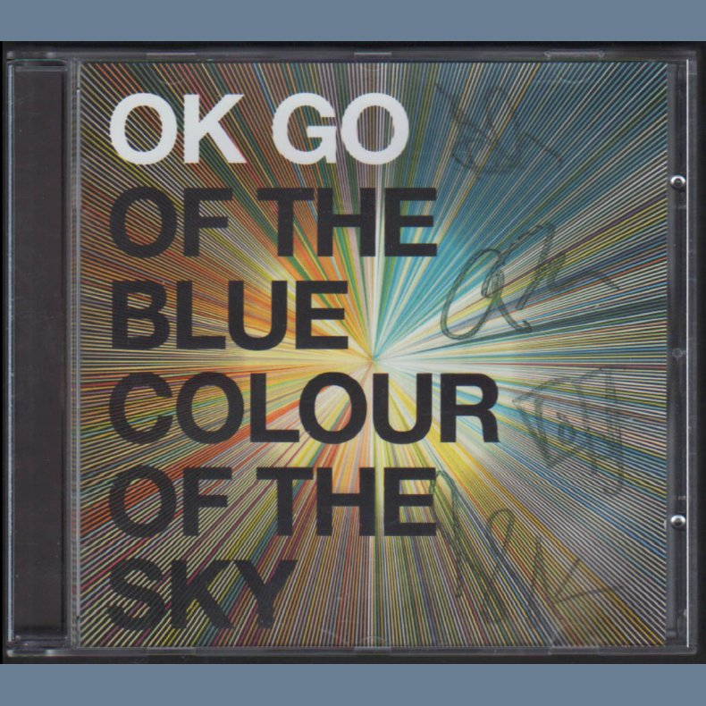 Of The Blue Colour Of The Sky - 2010 European pressed 14-track CD - autographed