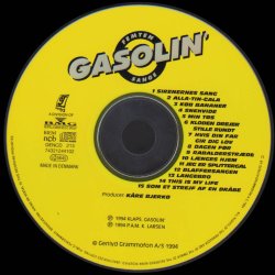 Femten Gasolin' Sange - 1994 Danish pressed Genlyd Grammofon 15-track CD Album