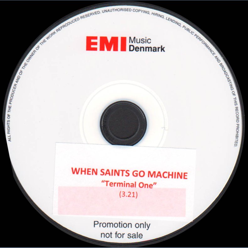 Terminal One - Authentic 2011 Danish 1-track Promotional Issue CD Acetate