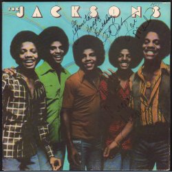 The Jacksons - Original 1976 US 10-track LP - Autographed