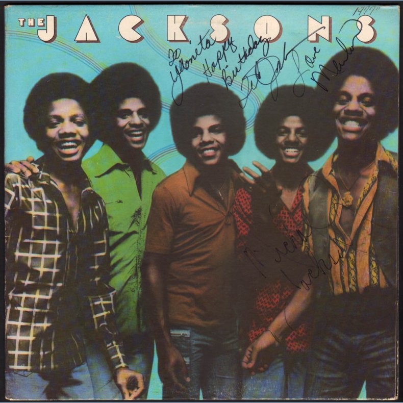 The Jacksons - Original 1976 US 10-track LP - Autographed