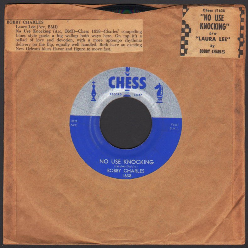 Laura Lee b/w No Use Knocking - Original 1956 Chess label 2-track 7" Single