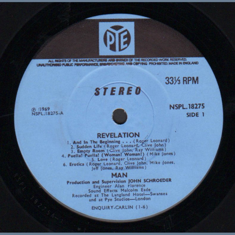 Revelation - Original 1969 UK 11-track LP