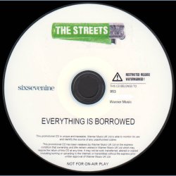 Everything Is Borrowed - 2008 UK 679/Warner Music 11-track CD Acetate 