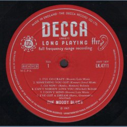 The Magnificent Moodies - Original UK 1st Issue LP - Red and Silver Unboxed Labels