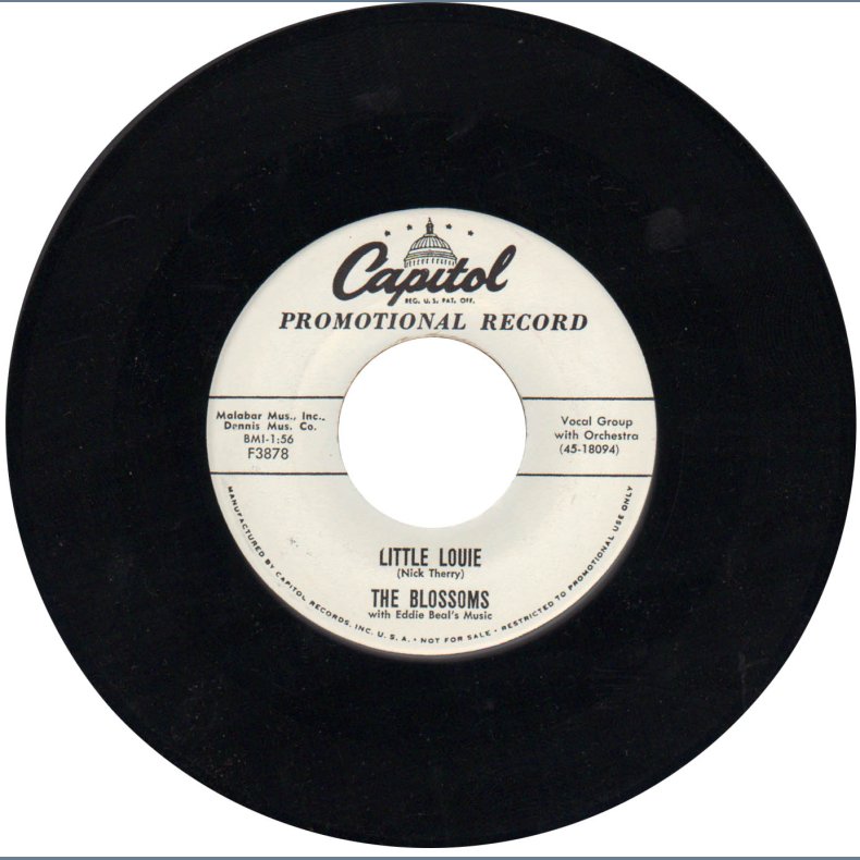 Little Louie b/w Have Faith In Me - Original 1958 Promotional Issue 2-track 7" Single