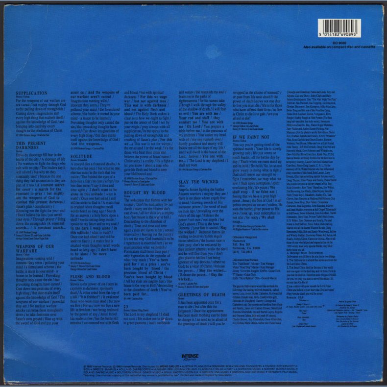 Weapons Of Our Warfare - Original 1990 UK 10-track LP