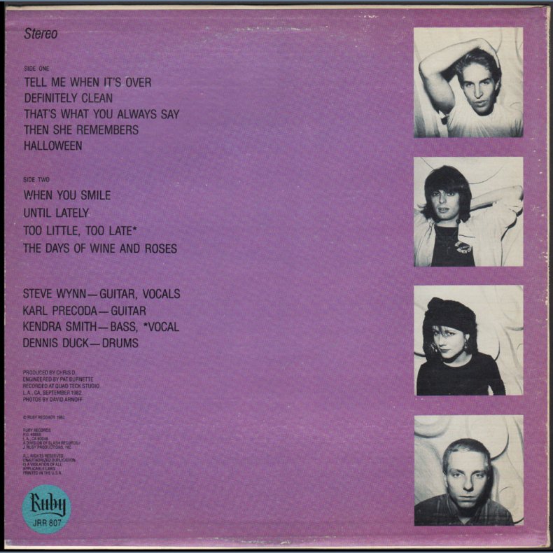 The Days Of Wine And Roses - Original 1982 US 1st Pressing LP