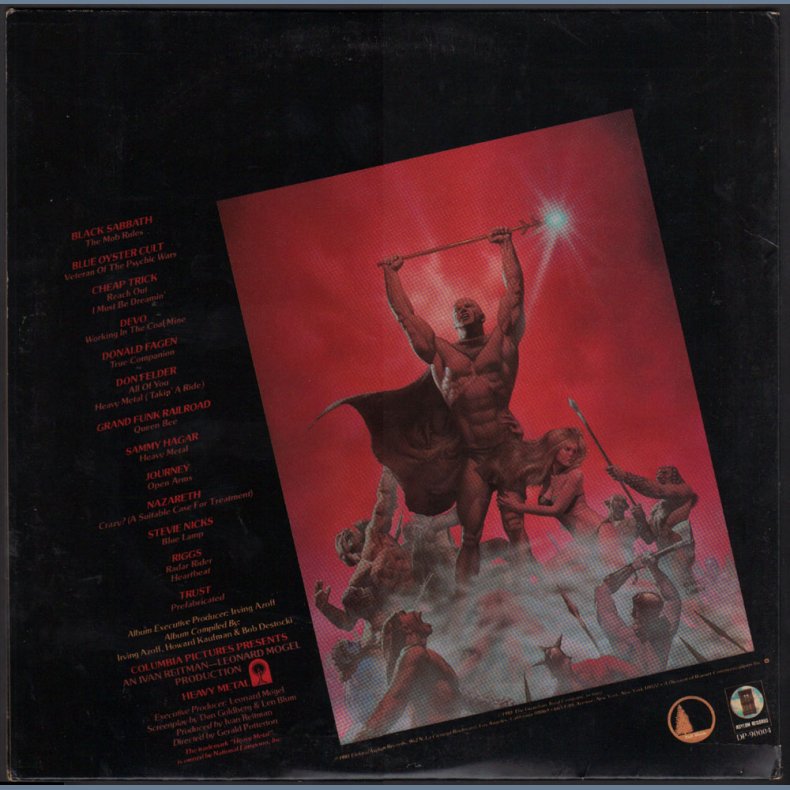 Heavy Metal - Music From The Motion Picture - 1981 US Promotional Issue 2LP