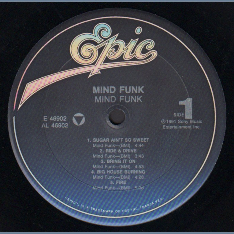 Mind Funk - Original 1991 US Epic label 10-track LP