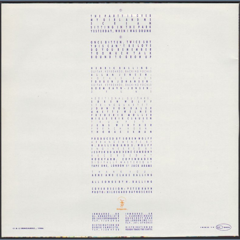Sitting In The Park - Original Danish 10-track Vinyl LP