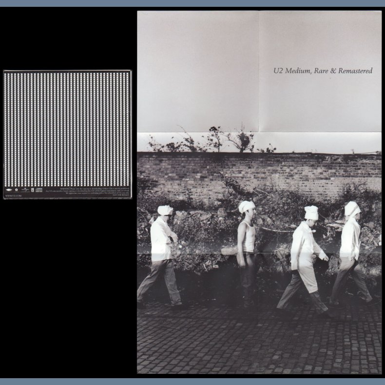 Medium, Rare &amp; Remastered - 2009 UK U2 Dot Com label 20-track 2CD Fan Clun Only Set 