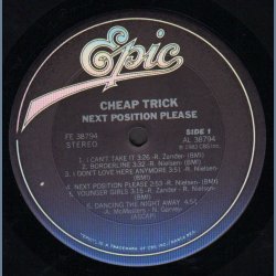 Next Position Please - Original 1983 US Epic label 12-track LP - Promotional Issue