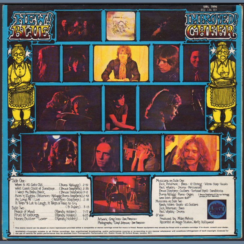 New! Improved! Blue Cheer - Original 1969 UK 9-track LP Pressing