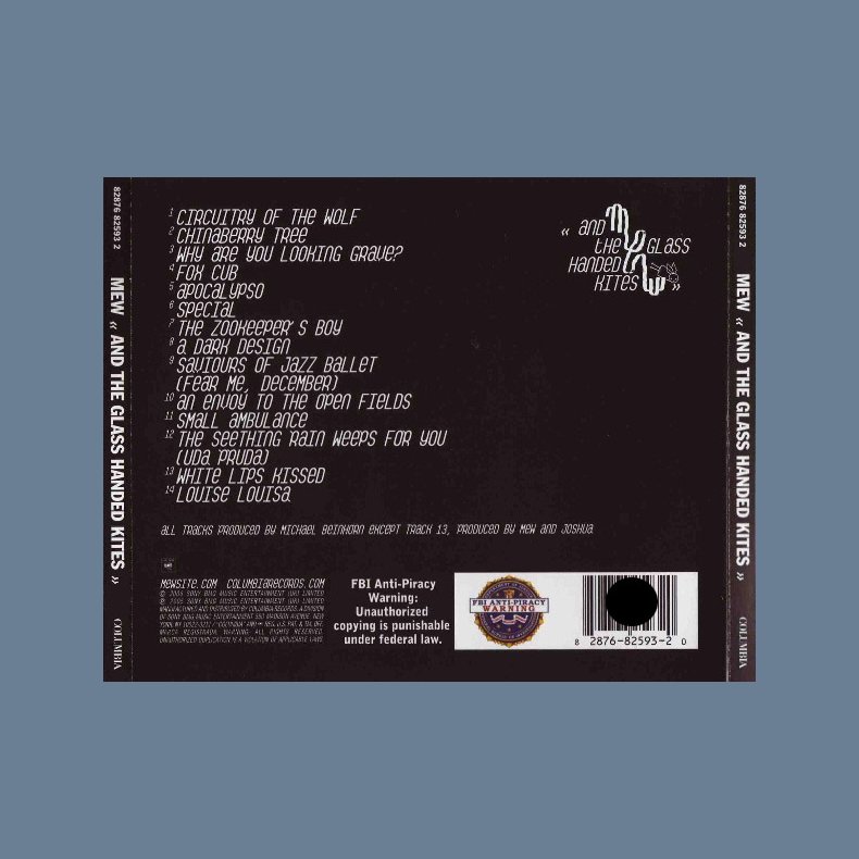 And the Glass Handed Kites - 2006 US 14-track full album CD