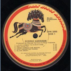 George Harrison - Original 1979 US0 10-track Vinyl LP - Gold Promo Stamped Cover