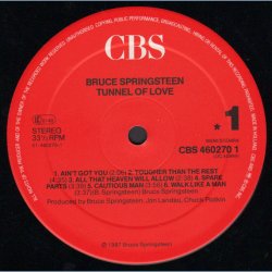 Tunnel Of Love - 1987 Dutch Pressed 12-track LP