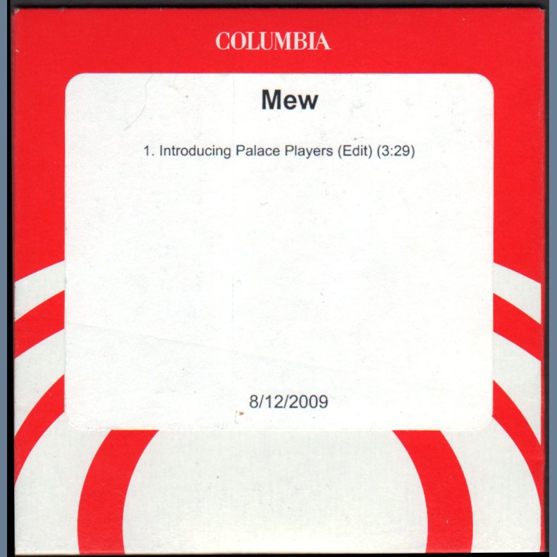 Introducing Palace Players (Edit) - Authentic US Promotional Issue 1-track CD Acetate