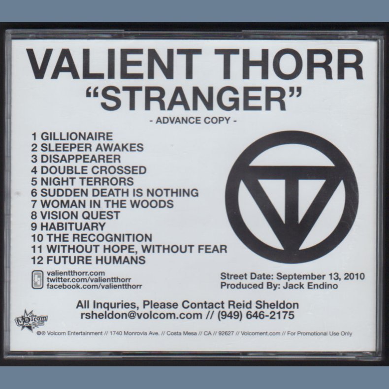 Stranger - 2010 US 10-track promotional Issue CD