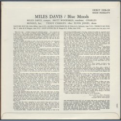 Blue Moods - Original 1960 Danish Debut label 4-track LP