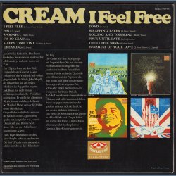 I Feel Free -  1970 German Karusell label 12-track LP 