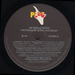 Historias De Sexo &amp; Violencia - 1987 Brazilian 14-track LP
