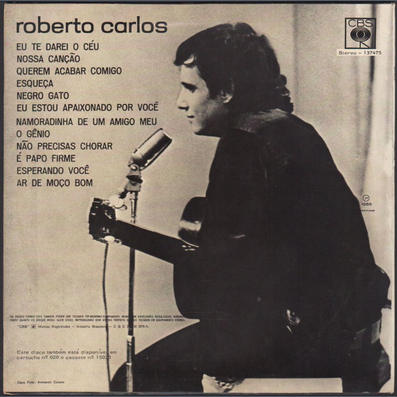 Roberto Carlos - 1974 Brazil 12-track LP Reissue