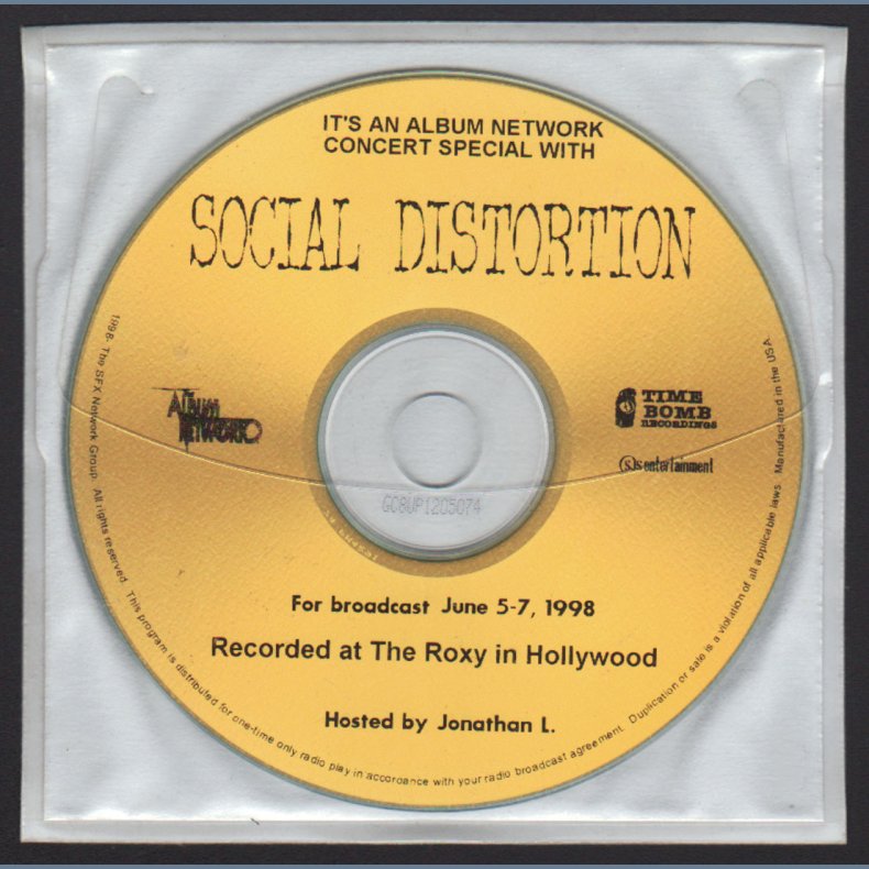 Album Network Presents - Social Distortion - Promotional Issue 