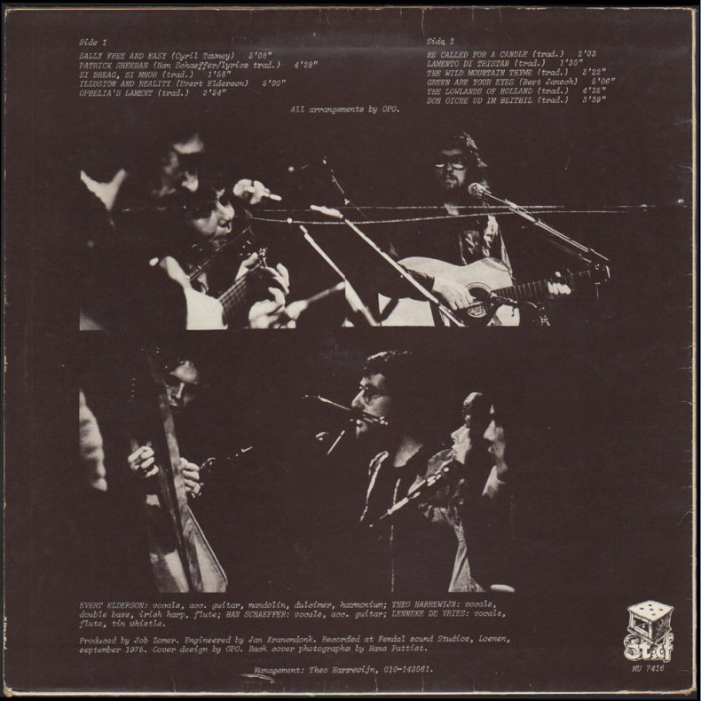 Fallen Asleep Just Like Papa - 1975 Dutch Stoof Label 12-track LP