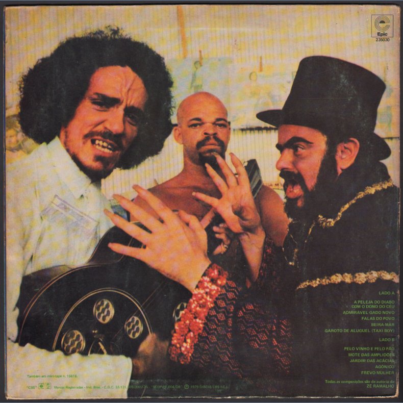 A Peleja Do Diabo Com O Dono Do Ceu - Original 1979 Brazilian Epic label 10-track LP