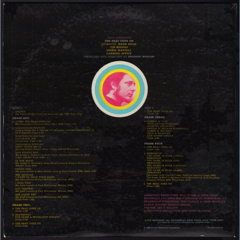 The Beat Goes On - Original 1968 US 11-track Stereo vinyl LP - Tan &amp; Purple labels