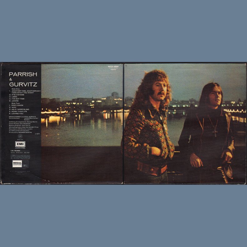 Parrish &amp; Gurvitz - Original 1971 UK 10-track Vinyl LP