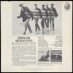 Surfer Girl - Original 1963 US Capitol label 12-track Vinyl LP - Black Rainbow Rim Labels